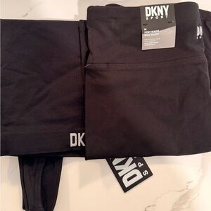 DKNY Sport Black High-Rise Shorts & Tank Top